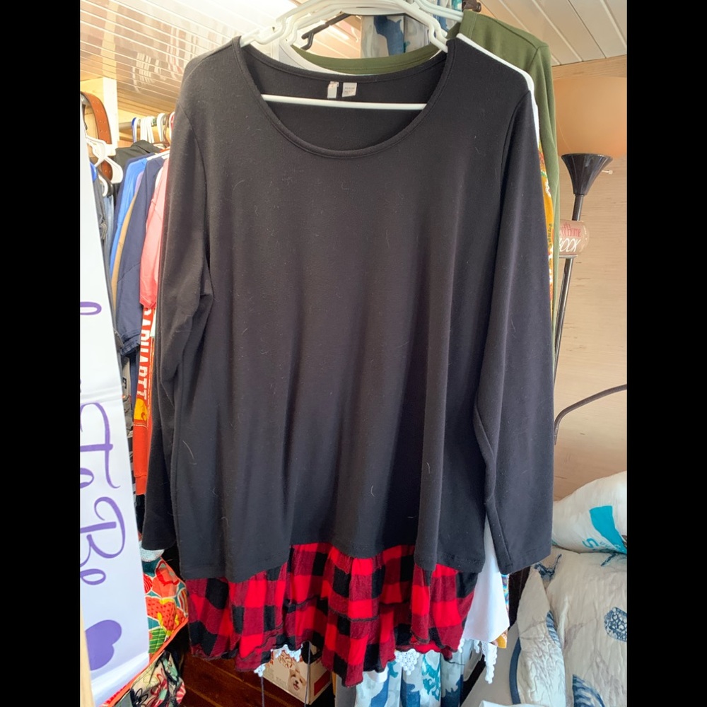 Mock two piece top